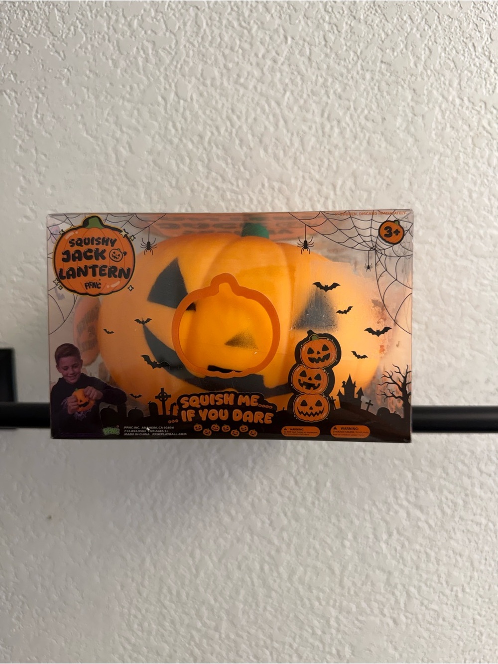 Squishy Jack O'Lantern Pumpkin Toy - Orange by